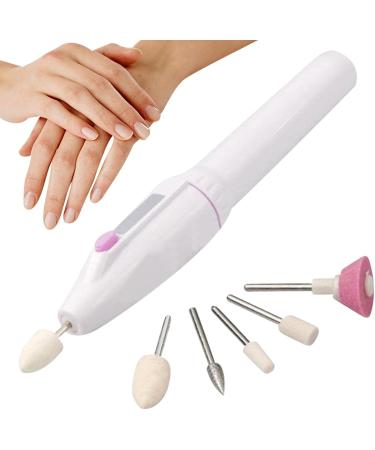 Electric Manicure Pedicure Kit | Manicure Pedicure Tool with 5 Nail Drill | Manicure Pedicure File Nail Supplies for Home and Salon Use Fanelod - Buy Online on GoSupps.com