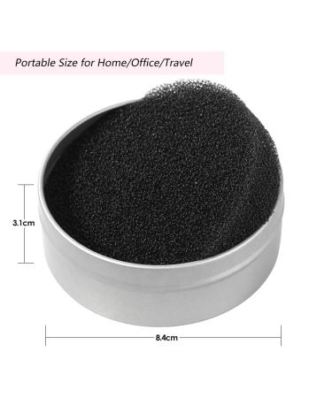 Hongecb Professional Make-Up Brush Cleaner - Quick Color Change Sponge Tool Set (3PCs) for Easy Dry Cleaning - Compact Storage Can Included - Buy Online on GoSupps.com