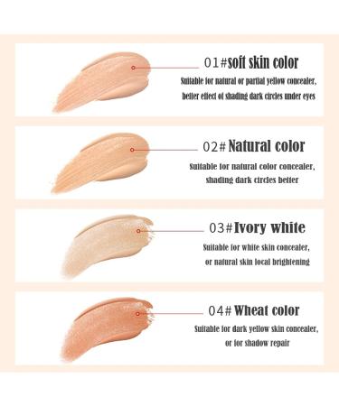 AKARY 2 in 1 Dual-Sided Concealer Pencil Stick for Face - Professional Waterproof Formula for Eye Dark Circles, Acne Marks - Full Range of Shades Available - Buy Online on GoSupps.com