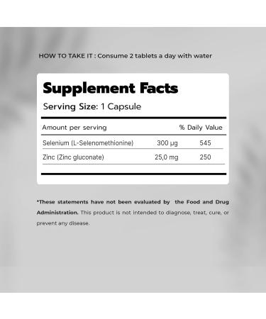 Health Pyramid Selenium & Zinc Supplement for Nail, Bone, Skin & Hair Health - Immunity Support - Buy Online on GoSupps.com