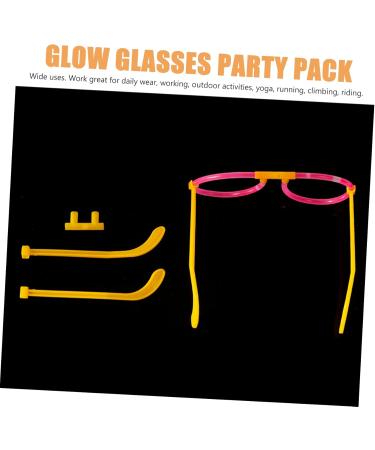 Healeved 30 Sets Glow in the Dark Glasses - Stylish Slim Mirror Frame Kit for Brilliant Nighttime Looks - Perfect for Parties & Events - Buy Online on GoSupps.com