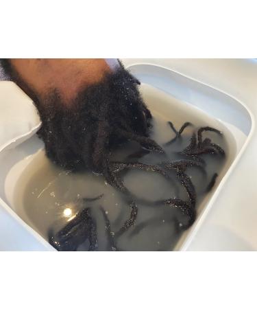 Love Locs Detox Dream Kit | Apple Cider Vinegar Hair Detox for Dreadlocks Locs & Sisterlocks | ACV Shampoo Soak Powder Inflatable Basin & Brush | Natural & Residue Free - Buy Online on GoSupps.com