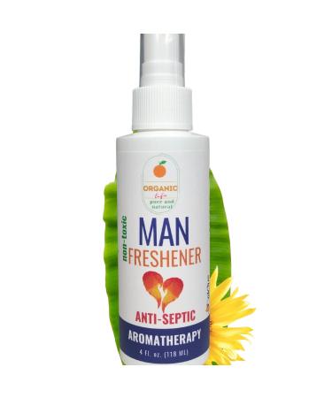 All Natural Ball Spray Deodorant for Men. Groin Deodorant Spray with Organic Tea Tree Oil. All Natural Crotch Itch Spray.