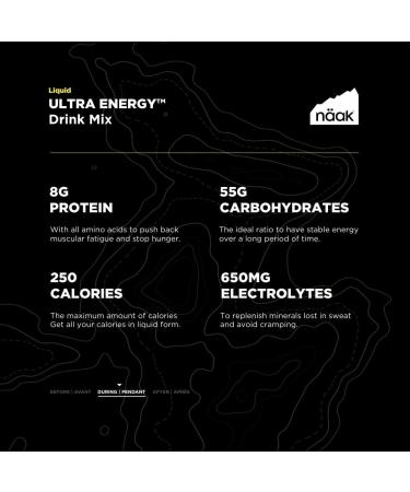 N AK Drink Mixes Ultra Energy 6 x 72g | Sport Hydration Mix Electrolytes BCAAs Developed for Athletes and Performance | Vegan Plant-Based Protein Non GMO Gluten Free (Lime) - Buy Online on GoSupps.com