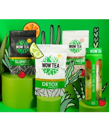 ATOP LLC WOW TEA Full Mint Bundle Detox tea for weight loss and belly fat belly bloating relief formula with peppermint - Buy Online on GoSupps.com