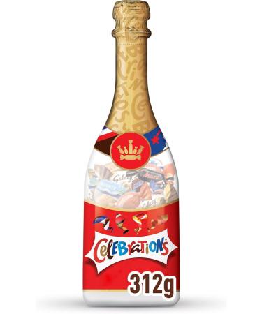 CELEBRATIONS - 1 bottle with assortment of mini chocolates SNICKERS TWIX MARS MALTESERS BOUNTY and others - 312g - Buy Online on GoSupps.com