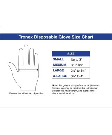 500 Pack X-Large Tronex Extra-Thick Chemo-Rated Nitrile Exam Gloves Light Blue - Powder-Free | 500 X-Large - Buy Online on GoSupps.com
