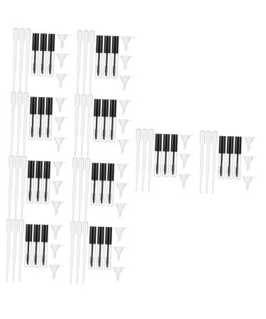 FOMIYES 5 Sets Mascara Tube Empty Lip Gloss Tube Eyelash Cream Bottle Lip Gloss Clear Mascara Clear Abs