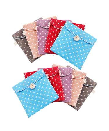 10st Pomeat napkin pocket Passel Pocket For menstrual tapes bag for women's bandages diaper bag with zipper towel bags travel waterproof lipstick