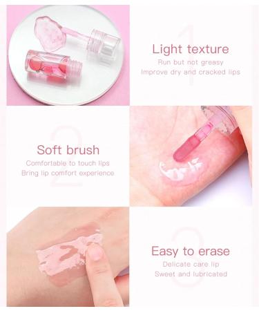  Generisch Moisturizing lip oil fruity flavor non-sticky - Nourishing lip oil for makeup | For students sisters friends mothers commutes school etc. - Buy Online on GoSupps.com