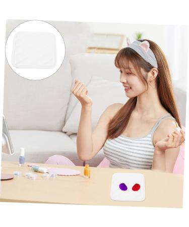  POPETPOP POPETPOP Nail Palette Nail Polish Holder Oil Painting Manicure Display Panels Non-Stick Paint Palettes White Cosmetic Multipurpose Ceramic - Buy Online on GoSupps.com