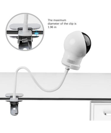 HOLACA Baby Monitor Camera Holder for eufy SpaceView Baby Monitor | 5 Inch LCD Display | Clip Mount for Crib | White - Buy Online on GoSupps.com