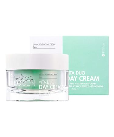 NEOGEN x JOAN KIM Vita Duo Day Cream (50 g / 1.76 Oz) Brightening & Hydrating & Soothing Cream with Vitamin C and Green Tea Korean Skin Care