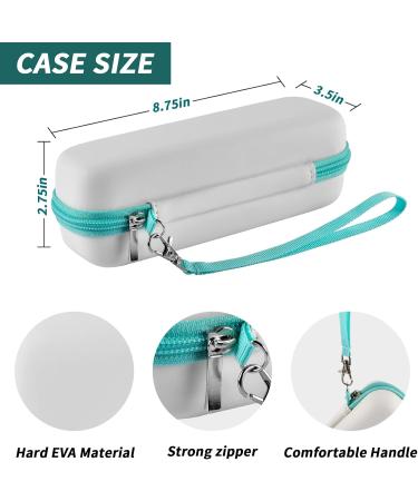 Travel Storage Bag for Philips Sonicare & Oral-B Toothbrush - Compatible Case for Pro Models & Accessories (White) - Buy Online on GoSupps.com