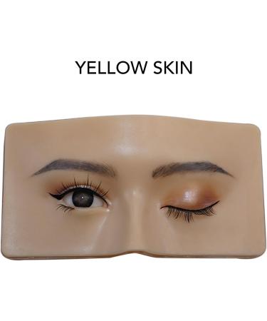 4 Sets Eye Makeup Practice Board Reusable Easy Coloring Simulation Skin Texture Eye Closing 3D Eye Makeup Practice Board - Buy Online on GoSupps.com