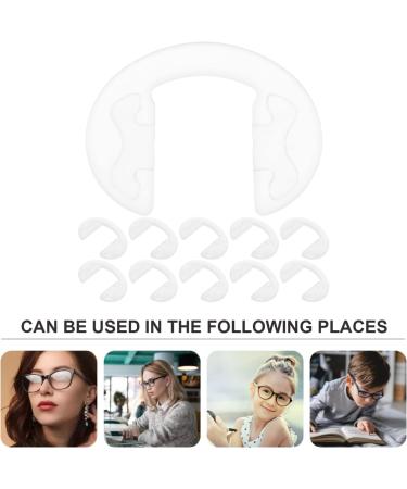 Coolhiya 10 Pack Reusable Nose Pads for Silicone Glasses - Anti-Slip Rubber Gel Pads for Comfort & Stability - Buy Online on GoSupps.com