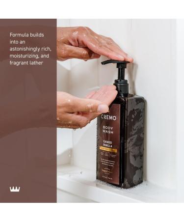 Cremo Rich-Lathering Casked Vanilla Body Wash for Men Notes of Black Plum Warm Incense and Madagascar Vanilla 32 Fl Oz - Buy Online on GoSupps.com