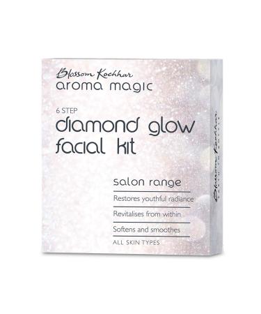 Aroma Magic Diamond Glow Facial Kit - 6 Steps Rejuvenating Skincare Set for All Skin Types | Restores Softness & Glow - International Shipping Available - Buy Online on GoSupps.com