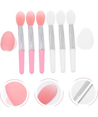 Ipetboom Eyeshadow 2 Sets Lip Stick Dust Beauty Kit Convenient Lip Brush Scruber Lip Sleeping Lip Silicone Lipstick Applicator Miss Girl Silica Gel Lipstick Stick - Buy Online on GoSupps.com