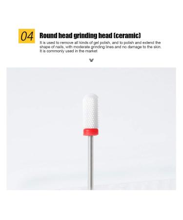 Premium Nail Grinding Head & Drill - Ceramic Nail Polishing for Salons & Home Use - International Shipping - Buy Online on GoSupps.com