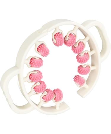 AONYAYBM Round Pink Massage Scooter for Legs | Portable Multi-Purpose Muscle Roller | Innovative Leg Massage Device for Sports & Relief - Buy Online on GoSupps.com