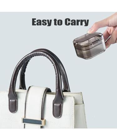 Denture Case Denture Cup for Soaking Dentures Denture Bath Box with Rinsing Basket Portable False Teeth Storage Containers Thorough Cleaning of Dentures Retainer Clear Braces (Black-1) - Buy Online on GoSupps.com
