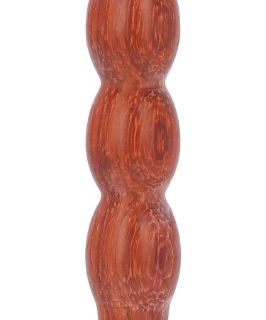 Ergonomic Wooden Massage Tab for Foot Reflexology - Mahogany Wave Design for Back & Neck Relief - Buy Online on GoSupps.com