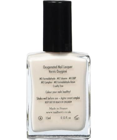 Nailberry L'Oxyg n Oxygenated Nail Lacquer in Almond 15ml - Vegan, Halal, 12-Free Polish for Healthier Manicure - Buy Online on GoSupps.com