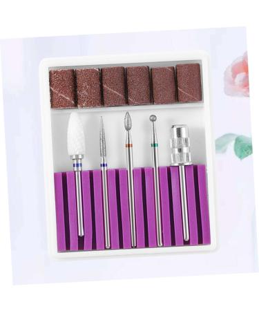 Mikinona 1 Set Nail Drill Bits Electric Manicure Nail File Pedicure Bits Faux Nails Cuticle Drill Bit Kit Nail Bits Manicure Tools Nail Grinding Head Nail Drill Tool Nail Gel Purple 4.50X0.30X0.30CM Purple - Buy Online on GoSupps.com