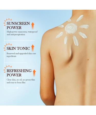 Sunscreen SPF 60+(30g) Lightweight UV Protection Moisturizing Suncream Fluid Lotion Advanced Sunscreen Protection Non-Perfumed Waterproof Reduces Risk of Sun Allergies for Outdoor - Buy Online on GoSupps.com
