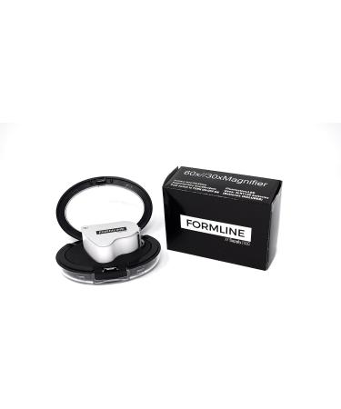 Formline LED Illuminated Jewelers Loupe Trichome Scope 60x + 30x Lens - Magnifier for Gardening, Jewelry, Antiques, Coins, Rocks, Stamps, Hobbies - White/Silver - Buy Online on GoSupps.com