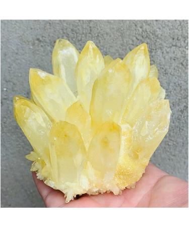 Natural Crystals Quartz Yellow Cluster Freeform Reiki Stone Room Home Office Aquarium Decoration Accessories Gemstone Home Decoration (Size : 700-750g) - Buy Online on GoSupps.com