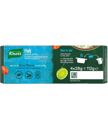 Gluten Free Stock Pot Bundle which Contains Knorr Fish Stock Pot 4x28g - Pack of 2 including Grocery List Card - Buy Online on GoSupps.com