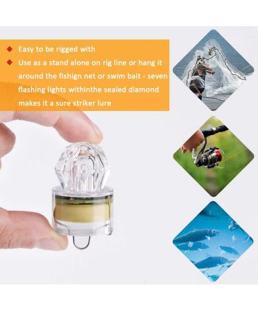 OPOLEMIN LED Fishing Lights - Deep Sea/Ice Fishing Lures - Water-Triggered Flashers - Lighted Fishing Attractant (5PCS) - Buy Online on GoSupps.com