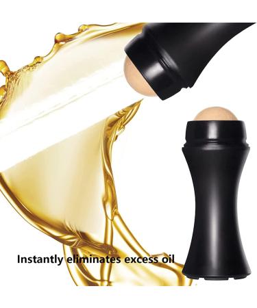 Oil-Absorbing Volcano Roller - Portable & Reusable Facial Tool for Oil Control | 4PC Blue | Ideal for Home & Travel - Buy Online on GoSupps.com