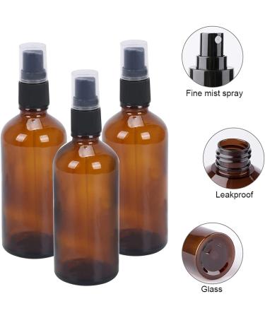 Buy Ouyanka 3-Piece 100ml Glass Spray Bottles - Fine Fog Atomizer for Essential Oils & Perfumes - International Shipping Available - Buy Online on GoSupps.com