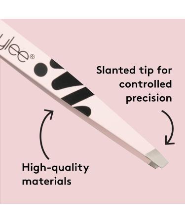 Mylee Professional Slant Tip Tweezer - Precision Stainless Steel Tweezer for Facial Hair Removal, Eyebrow Shaping, Splinter & Ingrown Hair Removal - Buy Online on GoSupps.com