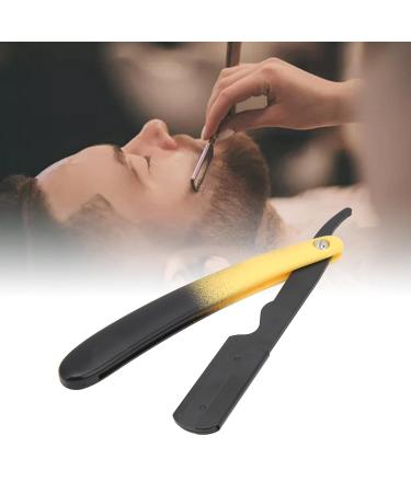 Premium Stainless Steel Beard Blade Holder - Soft Straight Beard Trimmer with Gradient ABS Handle for Home Facial Care - Buy Online on GoSupps.com
