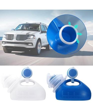 Portable Male Car Urinal 2000ml Large Capacity Reusable Bottles Urinal Travel Mobile Pee Night Camping Potty with Pot Lid Blue 1pcs - Buy Online on GoSupps.com