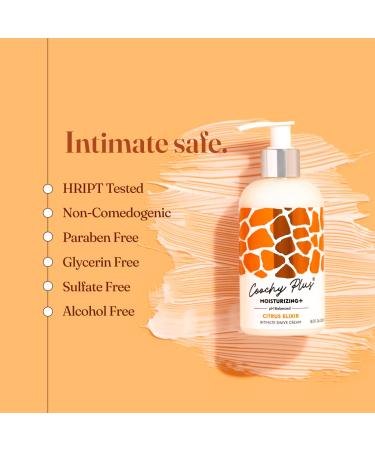 Coochy Plus Citrus Elixir Intimate Shaving Cream - Rash-Free Moisturizing Formula for Pubic, Bikini Line, Armpit - Prevents Razor Burns, Bumps, Ingrown Hairs - 1-Pack - Buy Online on GoSupps.com