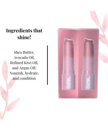 Buy Makeup by Mario Mini MoistureGlow Plumping Lip Serum Duo - Mauve Glow & Mocha Glow | International Shipping Available - Buy Online on GoSupps.com