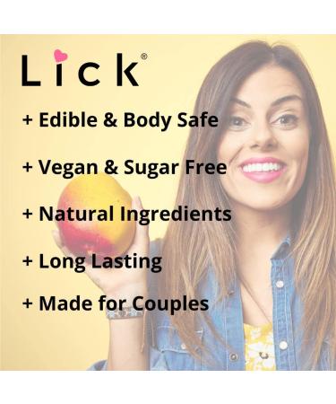 Mango Flavored Massage Oil for Couples - Edible, Vitamin E Infused, Non Sticky & Gentle on Skin - 4 oz Natural Vegan Formula - Buy Online on GoSupps.com