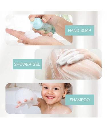 Owlyee 2oz Foam Bottle (3PCS) Empty Foaming Pump Dispenser - Travel Size for Hand Soap, Lash Cleanser, Shampoo - 60ml Green (3Pcs) - Buy Online on GoSupps.com