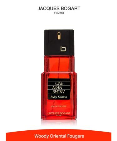 Jacques Bogart One Man Show for Men Eau de Toilette Spray Ruby Edition 3.33 Ounce Ruby Edition 3.33 Fl Oz (Pack of 1) - Buy Online on GoSupps.com