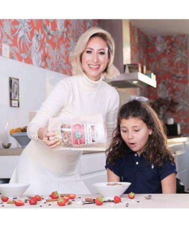 Clean Eating Keto-Friendly Breakfast Cereal - Chocolate & Strawberry 500 Grams - Buy Online on GoSupps.com