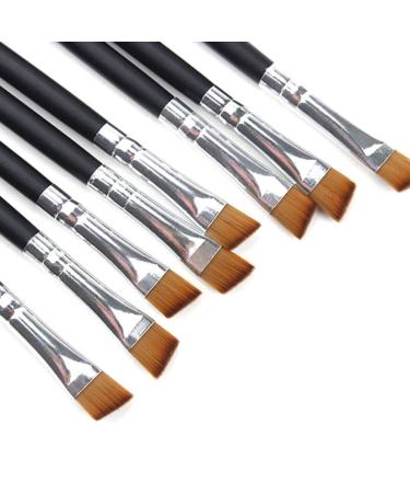FRCOLOR 20 Pcs Eyebrow Brush Set - Stiff Angled Brow Powder Brushes for Precision Application - Wooden Handle Makeup Brushes - International Shipping - Buy Online on GoSupps.com