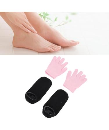 Moisturizing Gel Spa Gloves Socks Set for Dry Cracked Feet Hands Essential Oil Gel Moisturizers Socks for Women Men Cotton Material - Buy Online on GoSupps.com