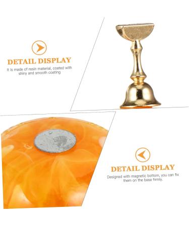 Healeved 1 Set Manicure Practice Base Nail Stand Display Practice Nail Tip Holder Nail Tip Practice Holder Acrylic Nail Display Nail Tip Stand Nail Display Stand False Nails Magnetic Resin 3.5x3.5cm As Shown - Buy Online on GoSupps.com