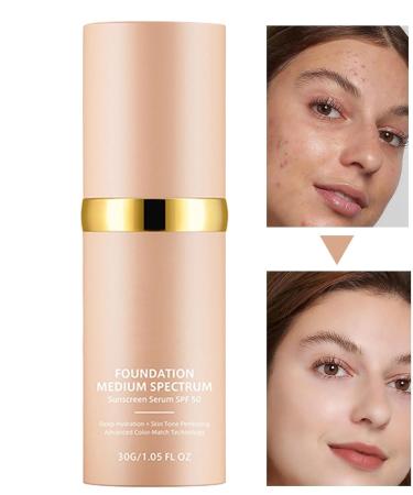 Face Foundation Makeup Long Lasting Foundation Lightweight Skin Foundation Concealer Foundation Makeup Mature Skin Foundation Lightweight Concealer Foundation for Women and Men - Buy Online on GoSupps.com