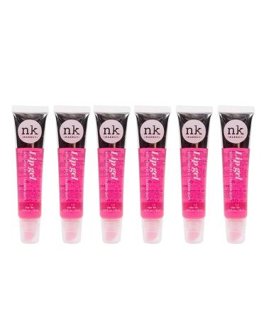 NICKA K NEW YORK Lip Gel Color with Vitamin E (6PACK) (BUBBLE GUM)